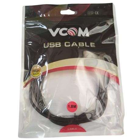 Vcom - Passive USB2.0 Extension Cable (CU202-B)- 1.8m Black Pack of 4 - Vcom - Passive USB2.0 Ext...