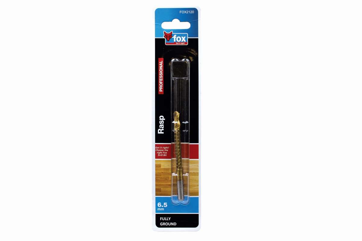 Fox - Wood Rasp Drill Bit 6.5 X 90mm - Fox - Wood Rasp Drill Bit 6.5 X 90mm