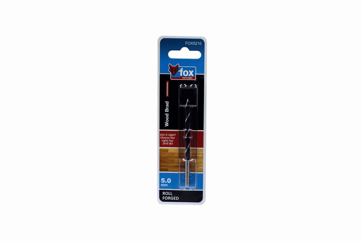 Fox - Spiral Wood Drill Bit 5.0mm - Fox - Spiral Wood Drill Bit 5.0mm