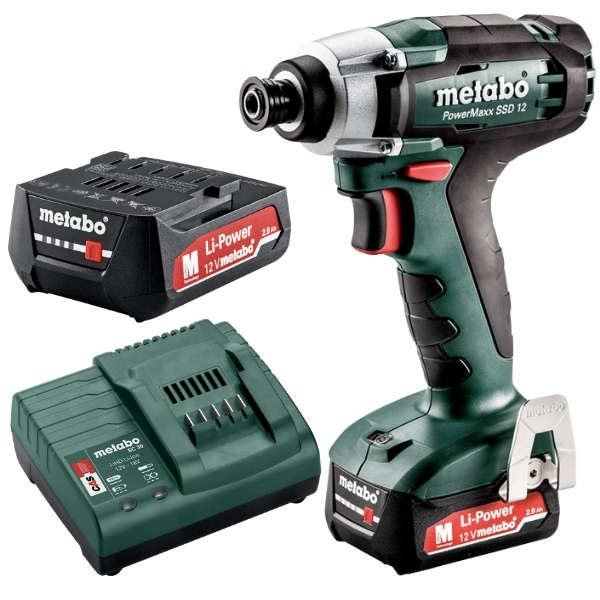 Metabo - Cordless Impact Driver Combo Kit (601114500) - Metabo - Cordless Impact Driver Combo Kit...