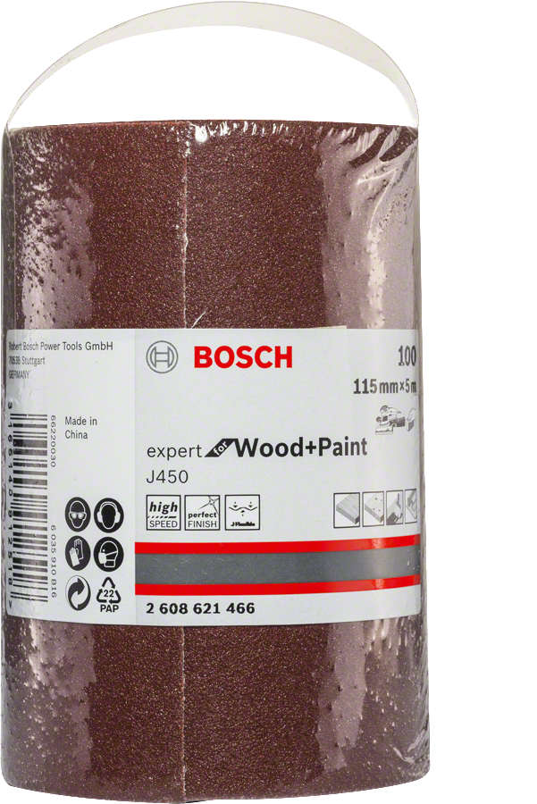 Bosch - GSS 140 J450 Sanding roll 5m cloth backing Grit 120 - Bosch - GSS 140 J450 Sanding roll 5...