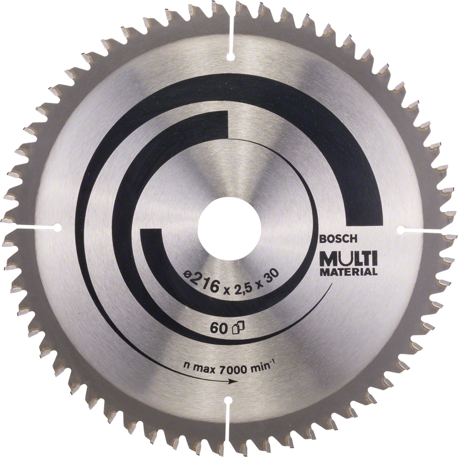 Bosch - Multi Material 216 x 30 x 2,5 mm, 60 - Bosch - Multi Material 216 x 30 x 2,5 mm, 60