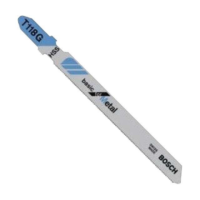 Jigsaw blade HSS T 118 G Basic for Metal, 5 Piece - Jigsaw blade HSS T 118 G Basic for Metal, 5 P...