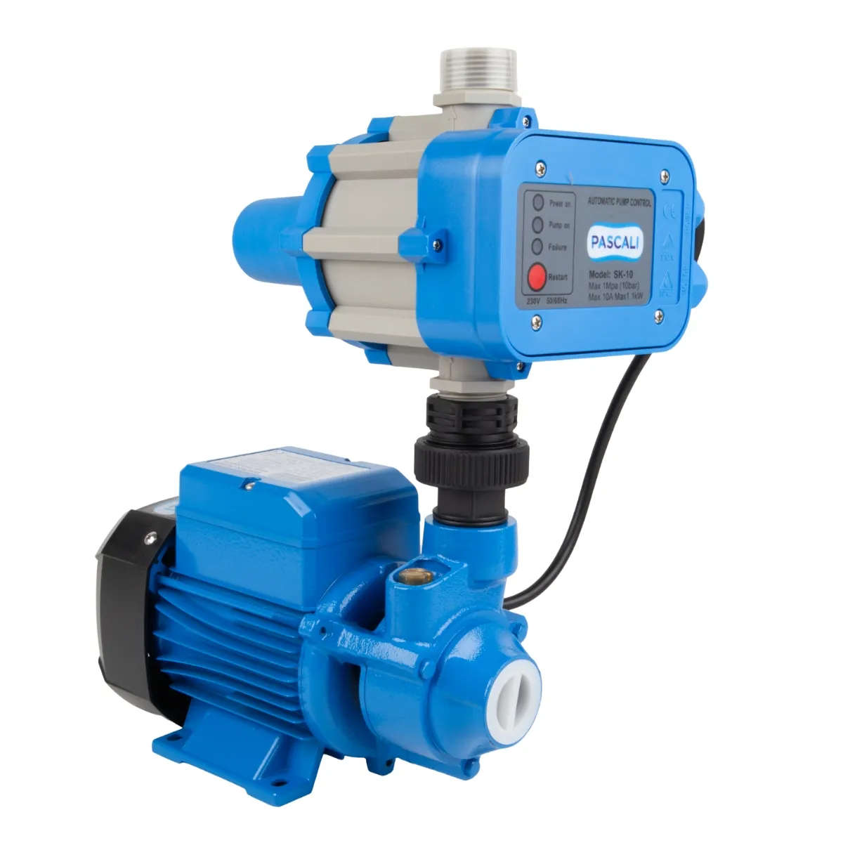 PASCALI - Peripheral Water Pressure Booster Pump 0.37kW with Controlller - PASCALI - Peripheral W...
