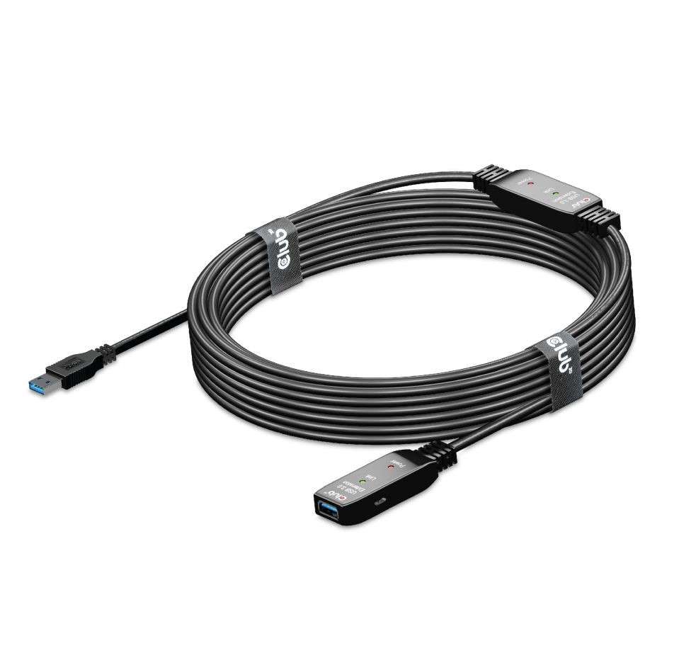 CLUB3D - CLUB - 3D USB 3.2 Active Repeater Cable - 10m - CLUB3D - CLUB - 3D USB 3.2 Active Repeat...