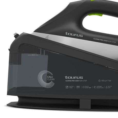 Taurus - Iron Steam Station Ceramic Black 1.5L 3000W "Sliding Pro 3000" - Taurus - Iron Steam Sta...