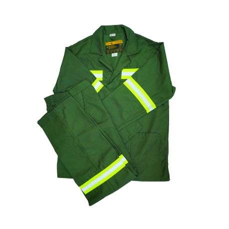 Poly-Viscose 2 Piece Acid Resistant Conti Suit Reflective - EU 40 - Poly-Viscose 2 Piece Acid Res...