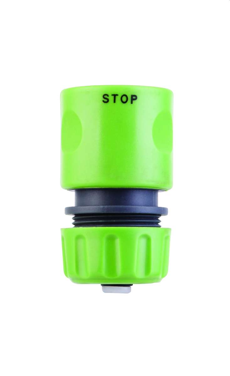 Gro Hose Connector with Water Stop -12.5mm - Gro Hose Connector with Water Stop -12.5mm