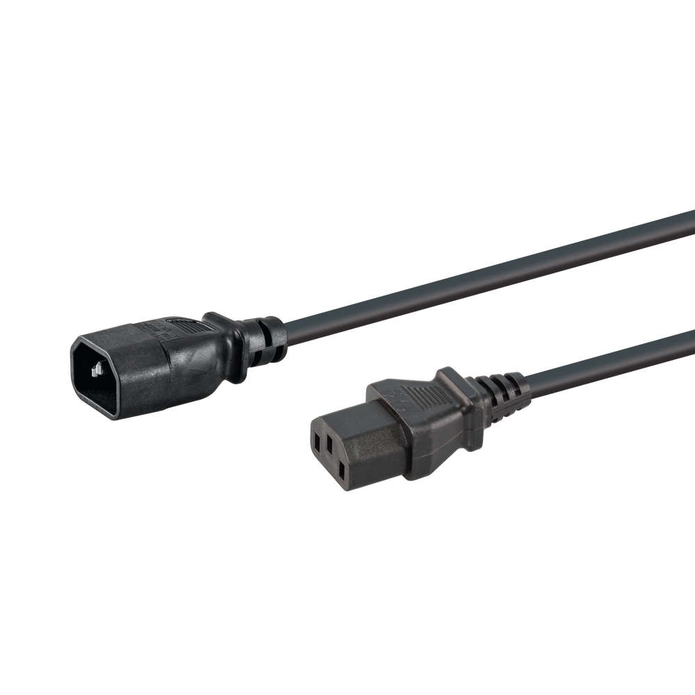 LinkQnet - 1M Kettle Male - Kettle Female Power Extension C - LinkQnet - 1M Kettle Male - Kettle ...