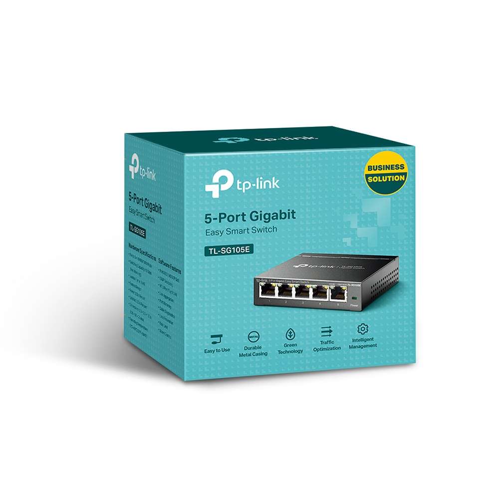 Tp-Link - 5-Port Gigabit Easy Smart Switch - Tp-Link - 5-Port Gigabit Easy Smart Switch