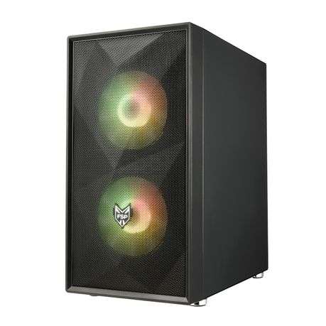 FSP - CST130A Micro-ATX Gaming Chassis Tempered Glass Side Panel - Black - FSP - CST130A Micro-AT...