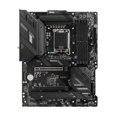 MSI - Tomahawk 12th/13th Gen Intel Core DDR5 Gaming Motherboard - Black - MSI - Tomahawk 12th/13t...