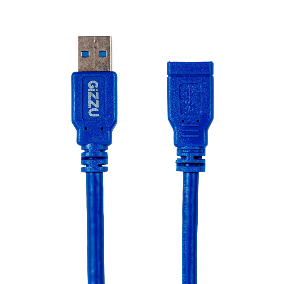 Gizzu - USB 3.0 Extension Cable 2m - Gizzu - USB 3.0 Extension Cable 2m