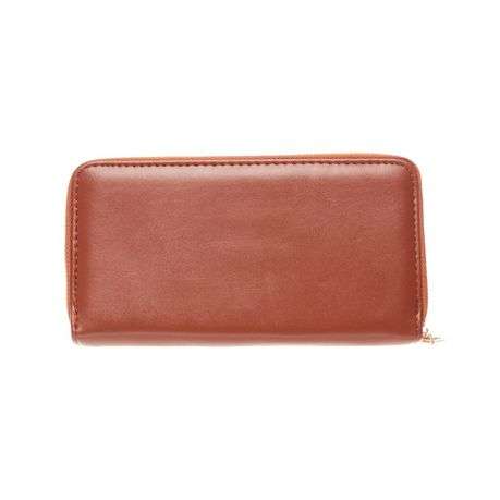 The Isabella - Quilted Double Zipper Mobile Phone Purse (Tan) - The Isabella - Quilted Double Zip...