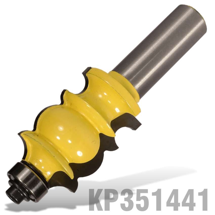 Pro-Tech - Face Mould Bit 1' X 1 3/8' Radius 5/32' 1/2' Shank - Pro-Tech - Face Mould Bit 1' X 1 ...