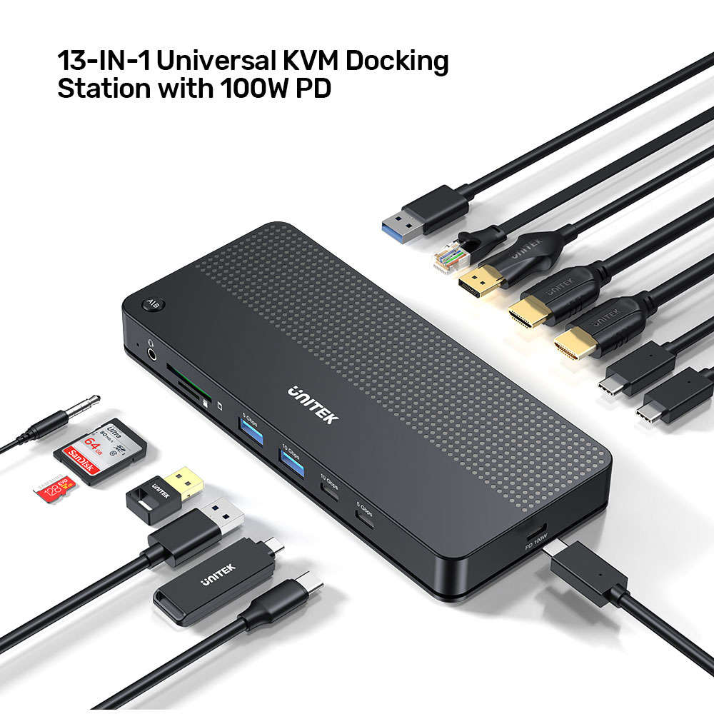 Unitek - Universal Dual 4K Kvm Ds(D1103A01) - Unitek - Universal Dual 4K Kvm Ds(D1103A01)