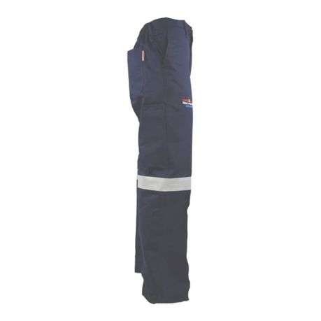 Dromex - D59 Flame And Acid Resistant Navy Blue Pants - EU 32 - Dromex - D59 Flame And Acid Resis...