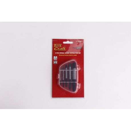 Tork Craft - Screw Extractor Set 5 Piece - Tork Craft - Screw Extractor Set 5 Piece
