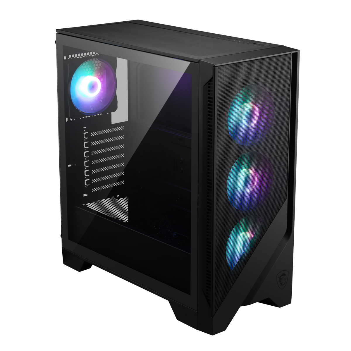 MSI - MAG Forge 320R Airflow ATX Gaming Chassis - MSI - MAG Forge 320R Airflow ATX Gaming Chassis
