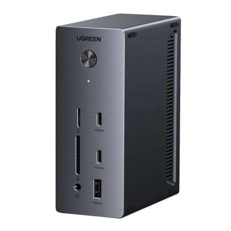 Ugreen - 14-in-1 USB Type-C TO USB/2x HDMI/DP/RJ45 Docking Station - Ugreen - 14-in-1 USB Type-C ...