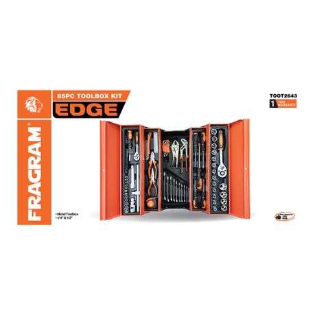 Fragram - Edge 1/4" & 1/2" 85-Piece Toolbox Kit - Fragram - Edge 1/4" & 1/2" 85-Piece Toolbox Kit