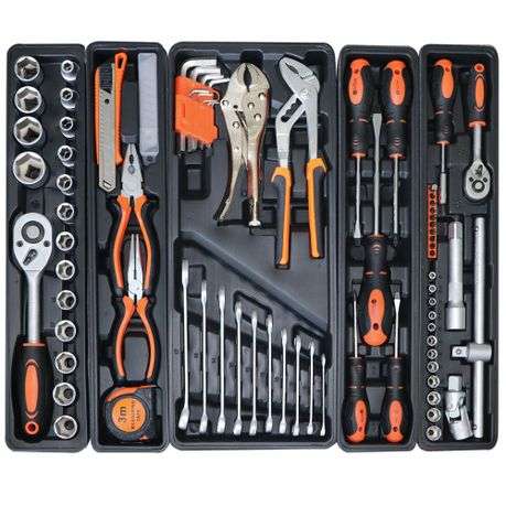 Fragram - Edge 1/4" & 1/2" 85-Piece Toolbox Kit - Fragram - Edge 1/4" & 1/2" 85-Piece Toolbox Kit