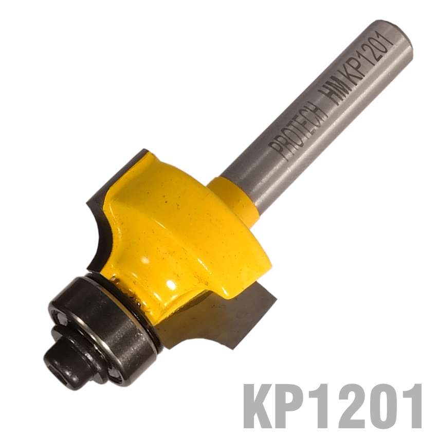 Pro-Tech - Corner Rounding 7/8' X 3/8' (3/16' Radius) 1/4' Shank - Pro-Tech - Corner Rounding 7/8...