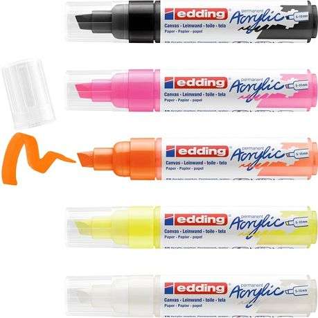 Edding - Acrylic Marker Neon 5's - Edding - Acrylic Marker Neon 5's