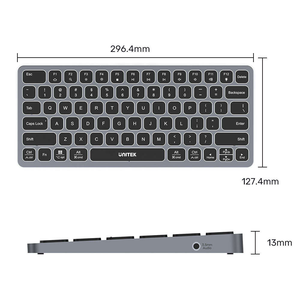 Unitek - 9-in-1 Usb Type-C Keyboard Port Replicator with 100w Power Delivery - Unitek - 9-in-1 Us...