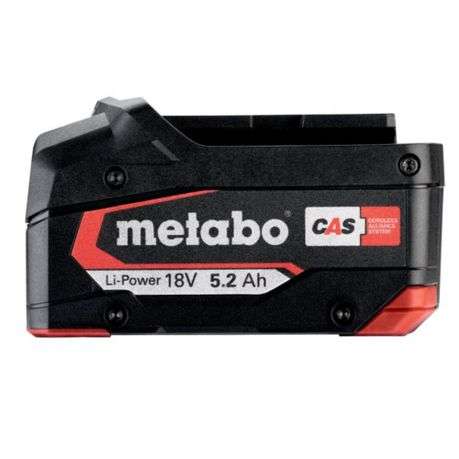 Metabo - Li-Power Battery Pack 18V - 5.2Ah - Metabo - Li-Power Battery Pack 18V - 5.2Ah