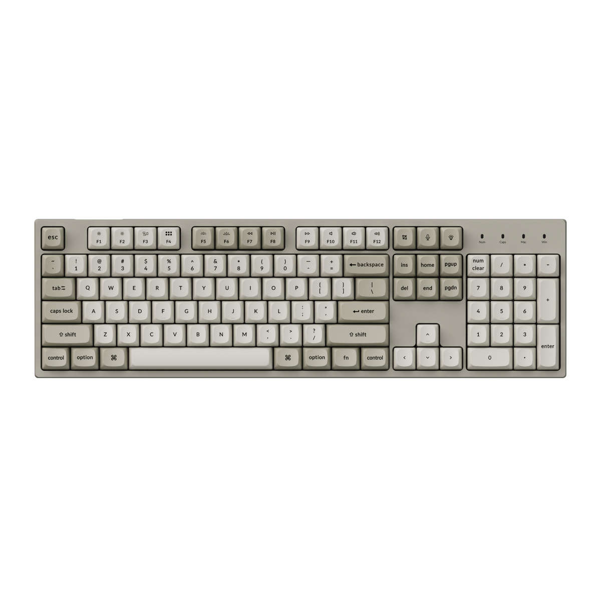 Keychron - C2 Pro 100% 8K Super Red Switch Hot-Swap RGB Wired Custom Mechanical Keyboard - Keychr...