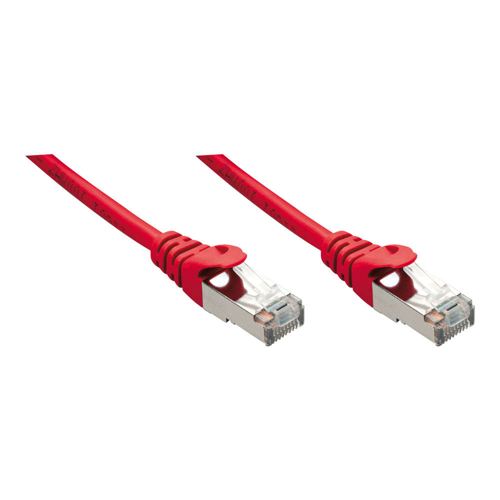 Lindy - 0.5m CAT5e F/UTP Network Cable - Red - Lindy - 0.5m CAT5e F/UTP Network Cable - Red