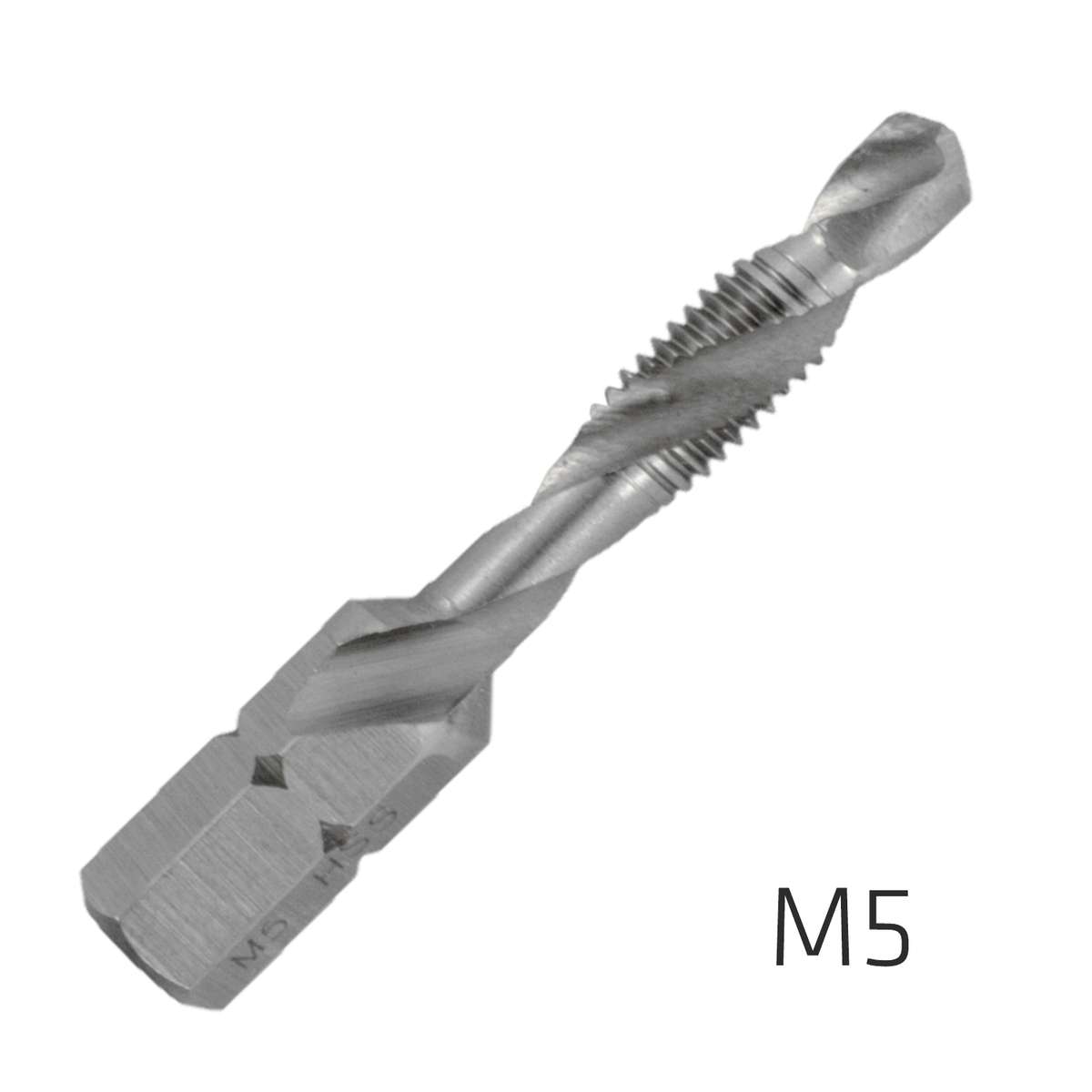 Alpen - Combination Tap Plw M5 1/4' Shank - Alpen - Combination Tap Plw M5 1/4' Shank
