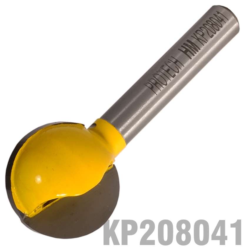 Pro-Tech - Plunge Cutting Ball 3/4'(19mm) X 3/4'(19mm) 1/4'Shank - Pro-Tech - Plunge Cutting Ball...