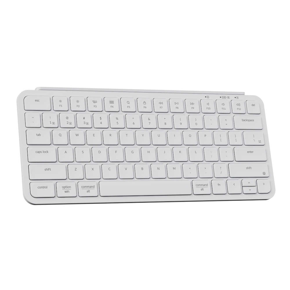 Keychron - B1 Pro Ultra-Slim 75% Wireless Keyboard - White - Keychron - B1 Pro Ultra-Slim 75% Wir...