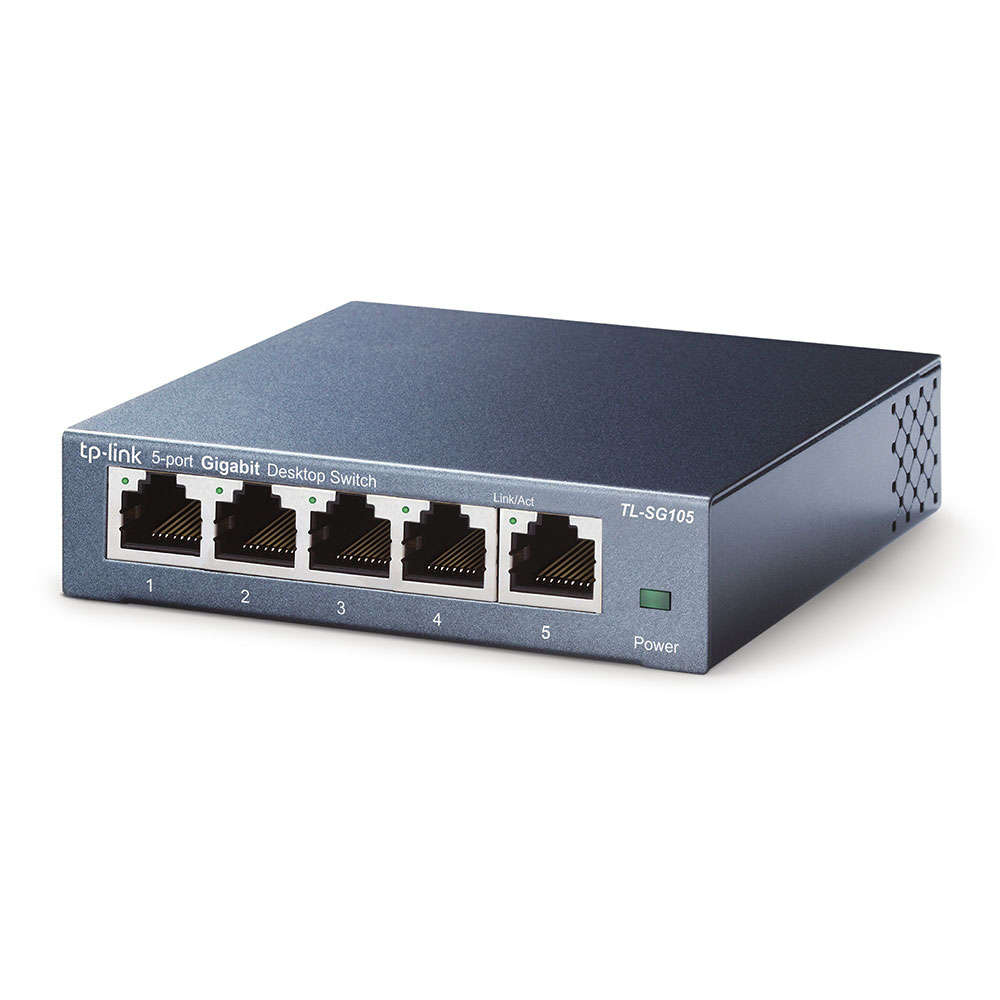 Tp-Link - 5-Port Gigabit Desktop Switch - Tp-Link - 5-Port Gigabit Desktop Switch