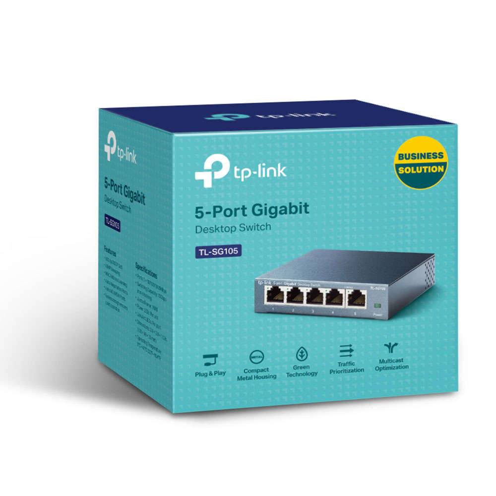 Tp-Link - 5-Port Gigabit Desktop Switch - Tp-Link - 5-Port Gigabit Desktop Switch