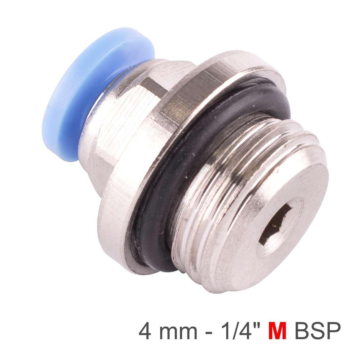 Air Craft - Pu Fitting Str. Stud W/O-Ring 4mm-1/4' M - Air Craft - Pu Fitting Str. Stud W/O-Ring ...