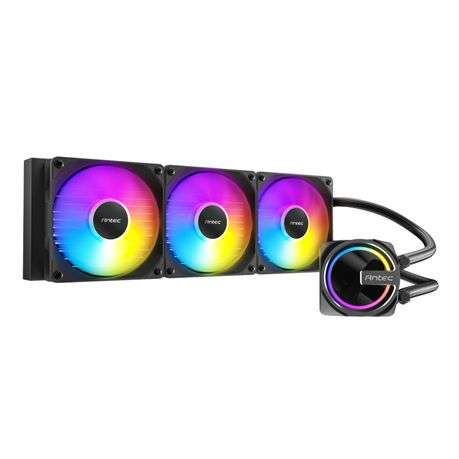 Antec - Skeleton 360 ARGB AIO CPU Liquid Cooler - Black - Antec - Skeleton 360 ARGB AIO CPU Liqui...