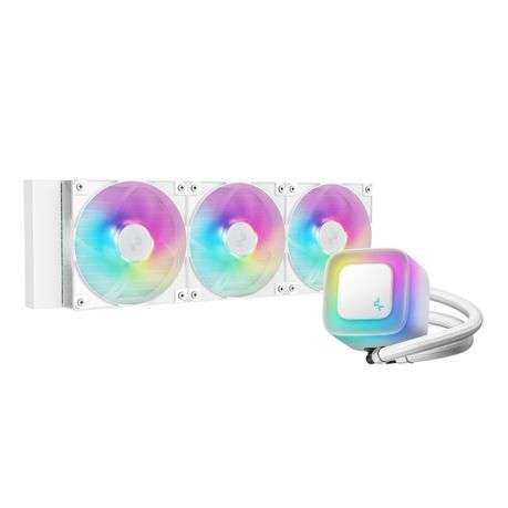 DEEPCOOL - LE360 V2 ARGB 360mm AIO Liquid Cooler - White - DEEPCOOL - LE360 V2 ARGB 360mm AIO Liq...