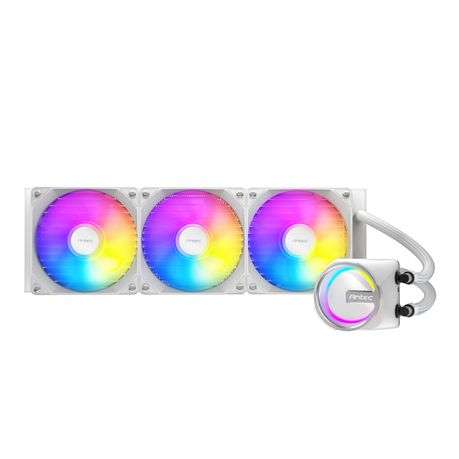 Antec - Skeleton 360 ARGB AIO CPU Liquid Cooler - White - Antec - Skeleton 360 ARGB AIO CPU Liqui...
