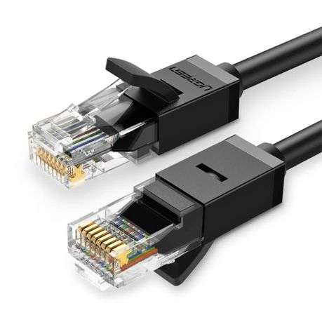 Ugreen - 20162 CAT6 UTP Round LAN 5m Cable-BK - Ugreen - 20162 CAT6 UTP Round LAN 5m Cable-BK
