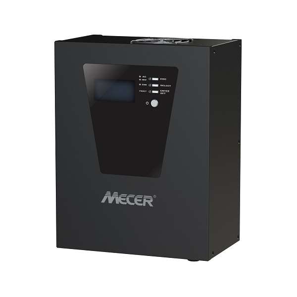 Mecer Energy - Mecer - 2400VA 1800W 24V DC-AC Inverter with LCD Display & MPPT built in - Mecer E...