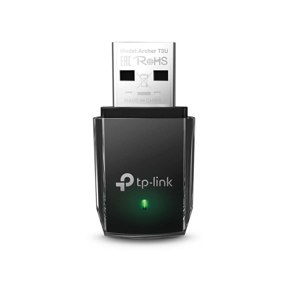 Tp-Link - Archer T3U AC1300 Mini Wireless Dual Band USB Adapter - Tp-Link - Archer T3U AC1300 Min...