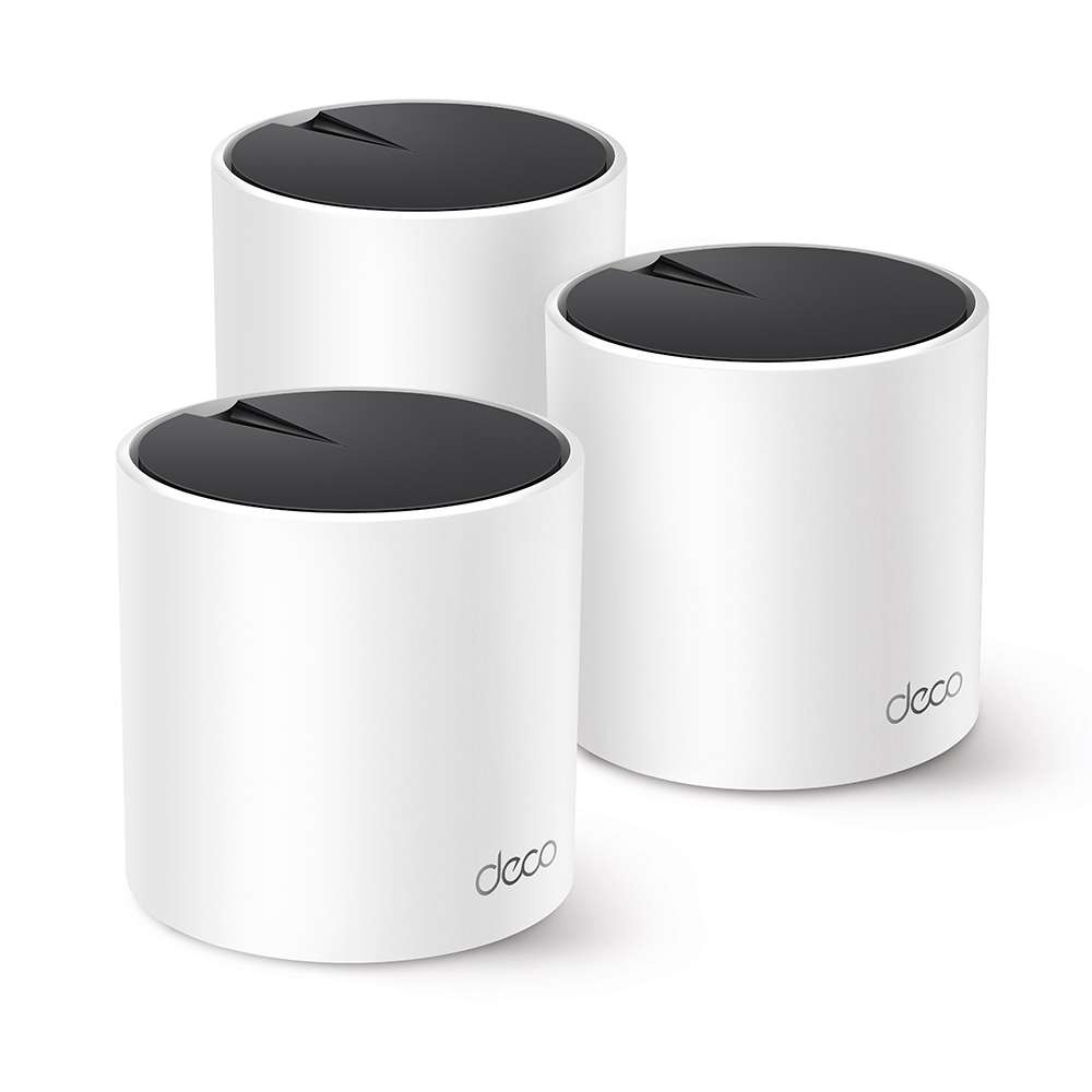 Tp-Link - Deco X55 AX3000 Whole Home Mesh WiFi 6 System - 3 Pack - Tp-Link - Deco X55 AX3000 Whol...