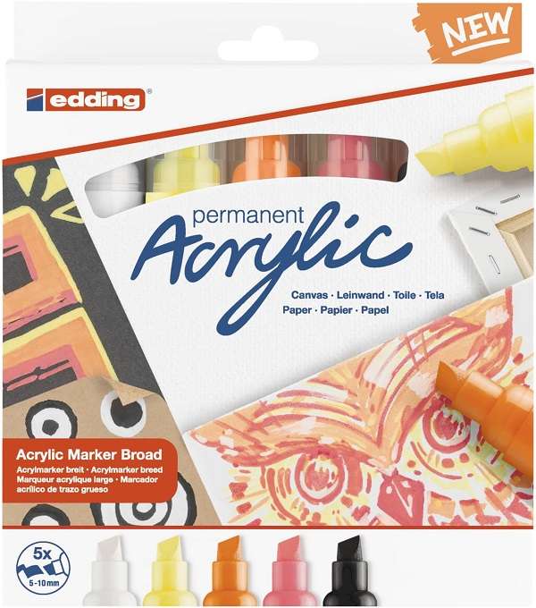 Edding - Acrylic Marker Neon 5's - Edding - Acrylic Marker Neon 5's