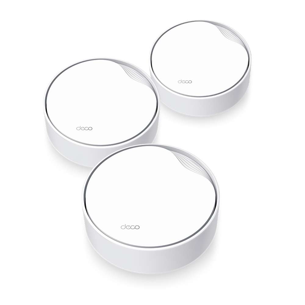 Tp-Link - Decox50-PoE-3 AX3000 Whole Home Mesh Wi-Fi 6 System With PoE - Tp-Link - Decox50-PoE-3 ...