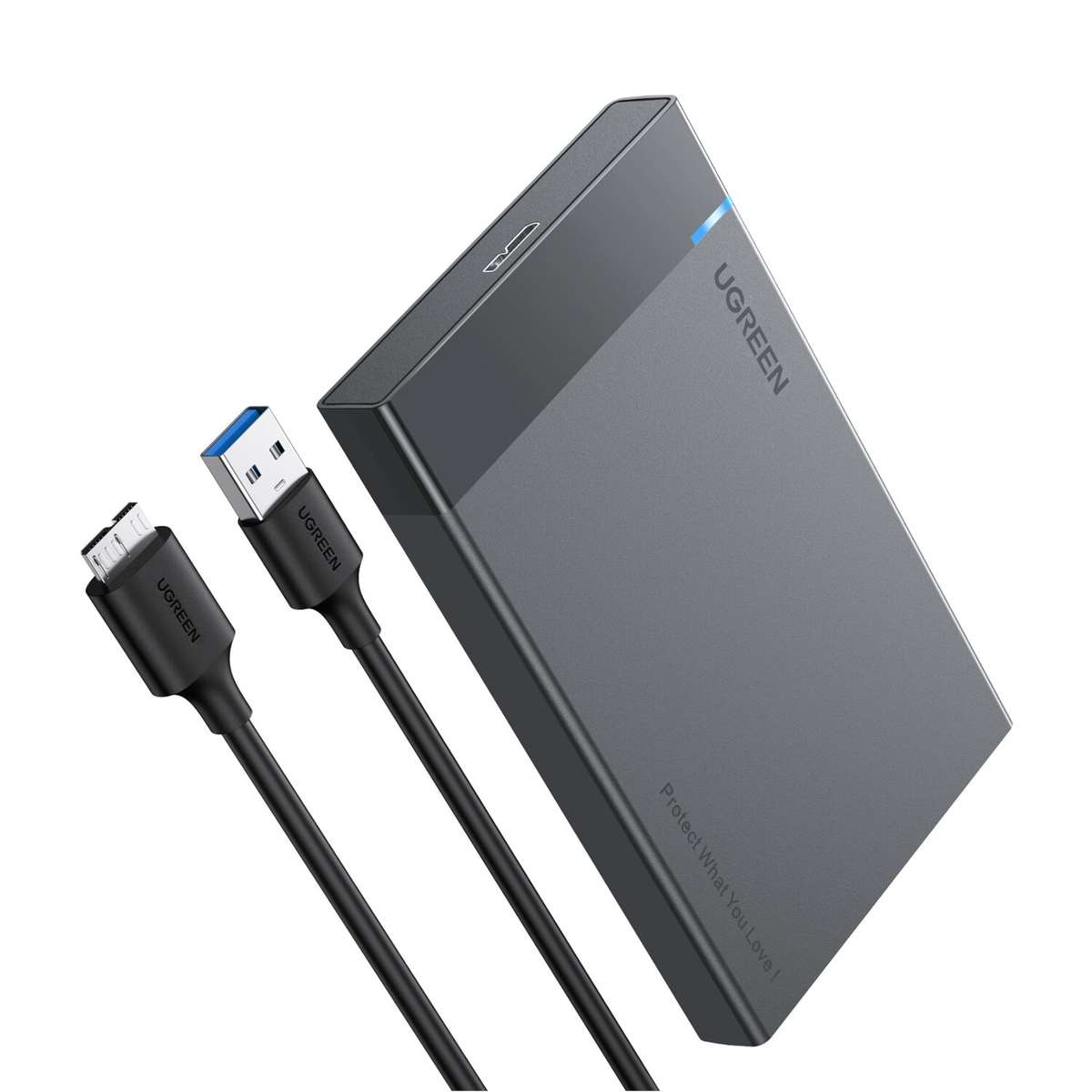 Ugreen - 2.5" SATA Hard Drive USB 3.0 Enclosure, Uasp, 6Gbps - Ugreen - 2.5" SATA Hard Drive USB ...