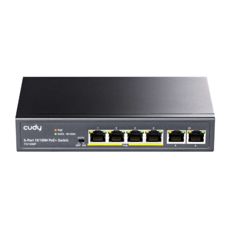 Cudy - 6-Port 10/100M PoE+ Switch - Cudy - 6-Port 10/100M PoE+ Switch