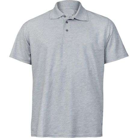Dromex - 100% Polyester Golfer - Grey - 5XL - Dromex - 100% Polyester Golfer - Grey - 5XL